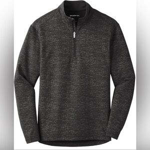 Sport-Wick Stretch Reflective Heather 1/2-Zip Pullover.
